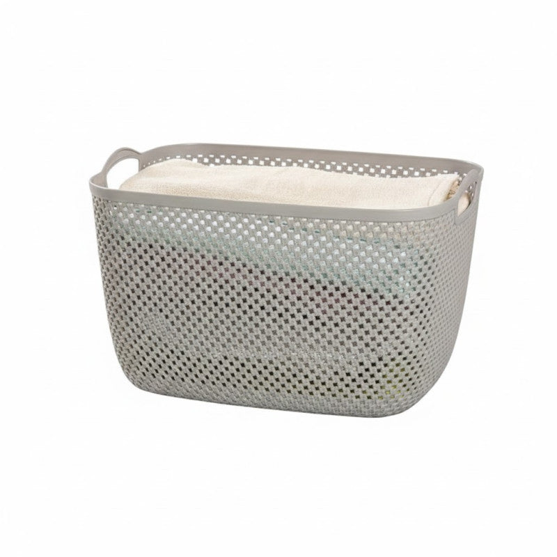 Rectangular Laundry Basket With Handles