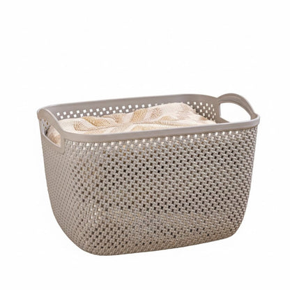 Rectangular Laundry Basket With Handles