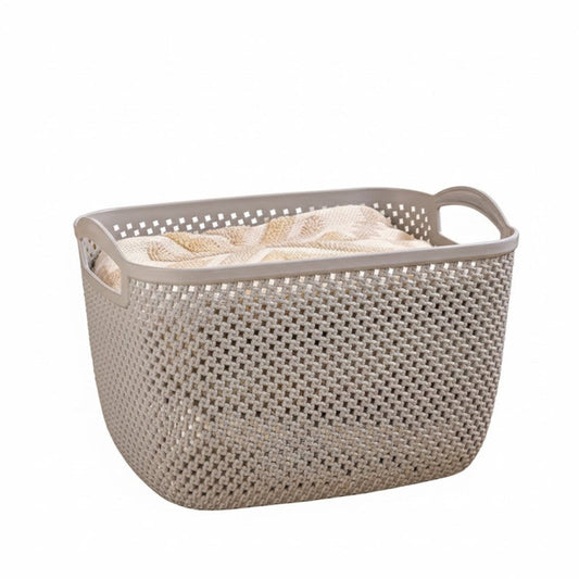 Rectangular Laundry Basket With Handles