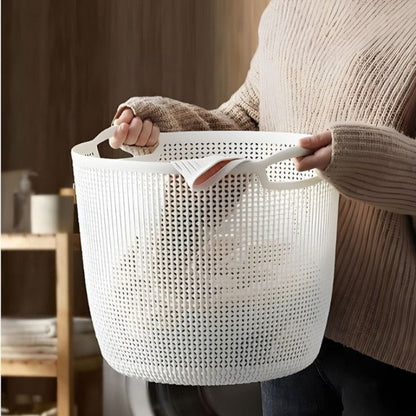 Round Laundry Basket With Handles