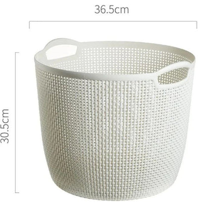 Round Laundry Basket With Handles