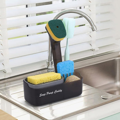 2 in 1 Caddy Soap Pump Dispenser