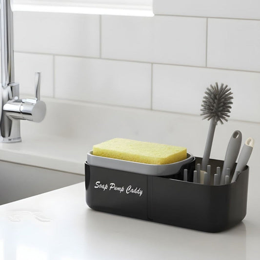 2 in 1 Caddy Soap Pump Dispenser